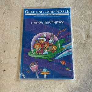 Vintage 1990 Jetsons Greeting Card Puzzle New